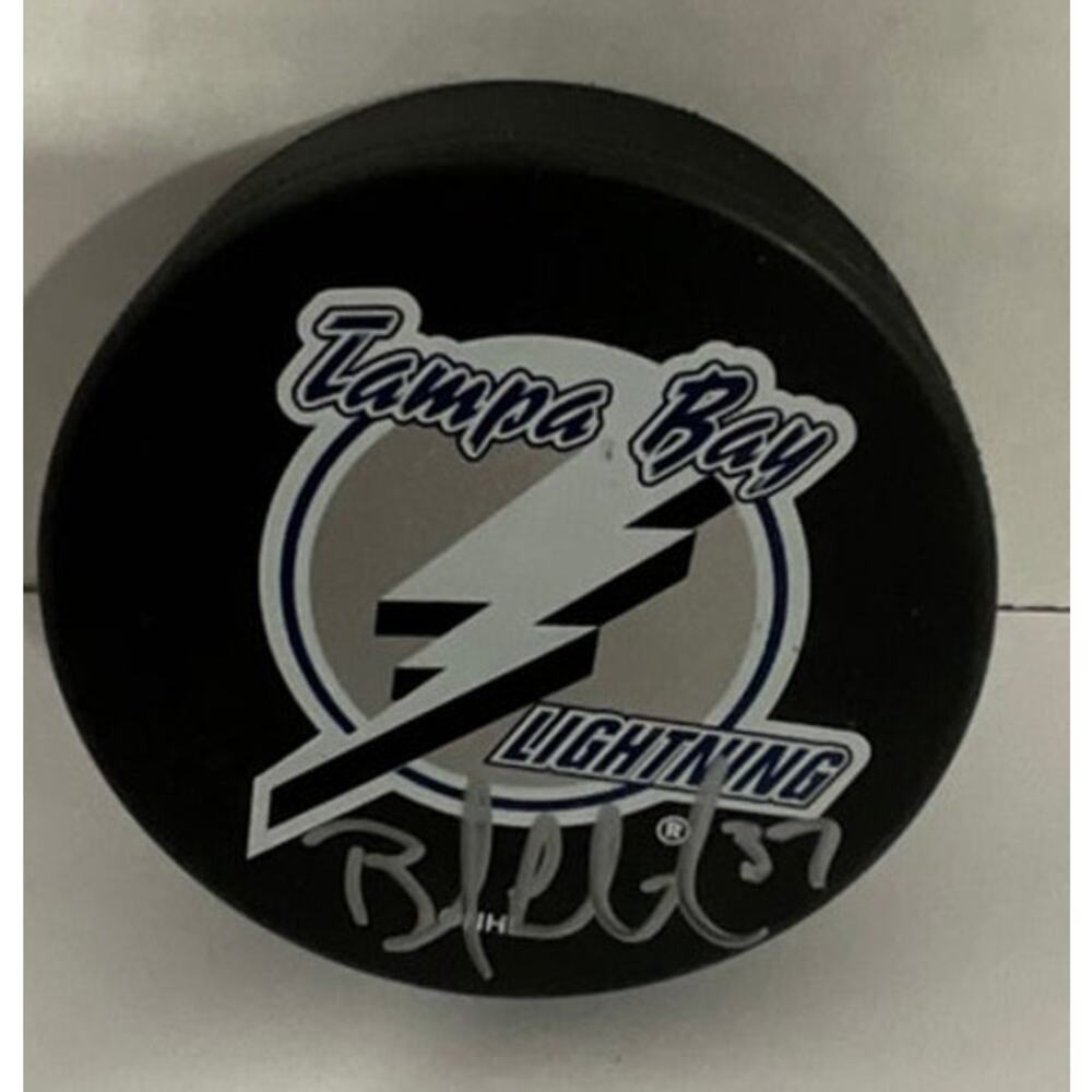 Brad Lukowich Signed Puck
